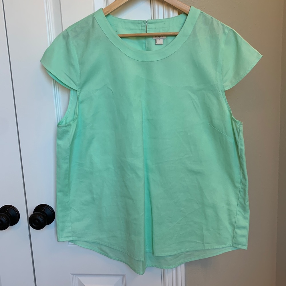Jcrew Cap sleeve blouse